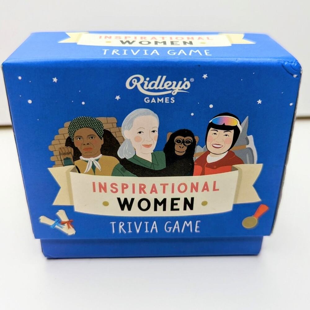 RIDLEY'S GAMES Inspirational Women Trivia Card Game